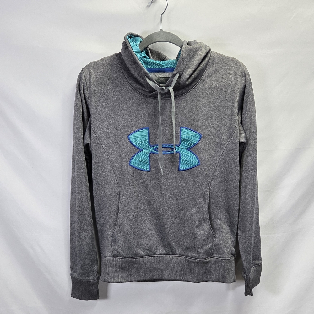 Under Armour Womens Storm Hoodie Sweatshirt Camo Logo Med Athleisure